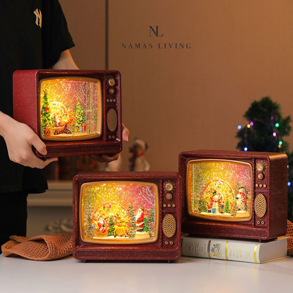 Holiday Light and Music Box - Vintage TV