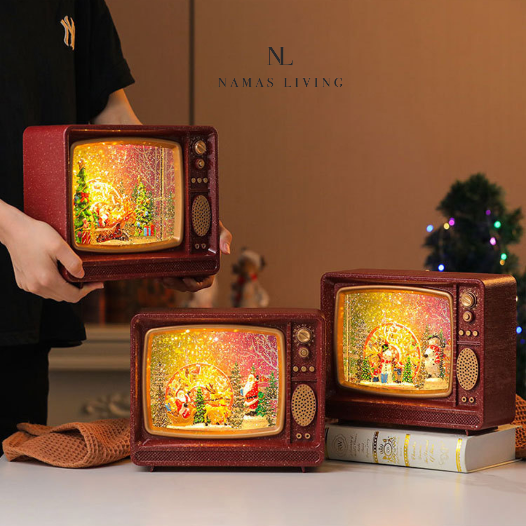 Holiday Light and Music Box - Vintage TV