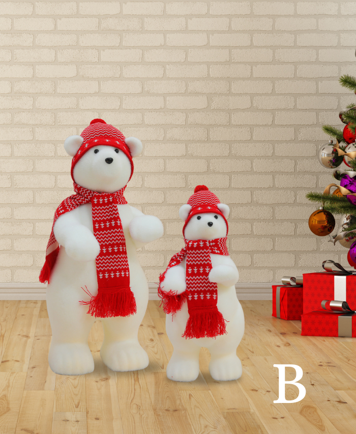 Polar Bear Christmas Ornament