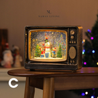 Holiday Light and Music Box - Vintage TV