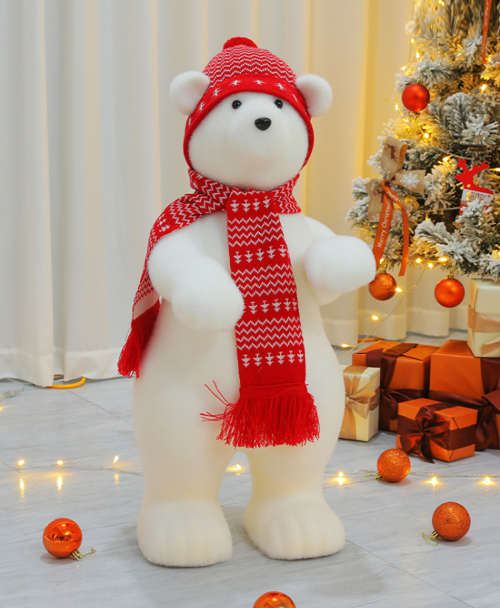 Polar Bear Christmas Ornament