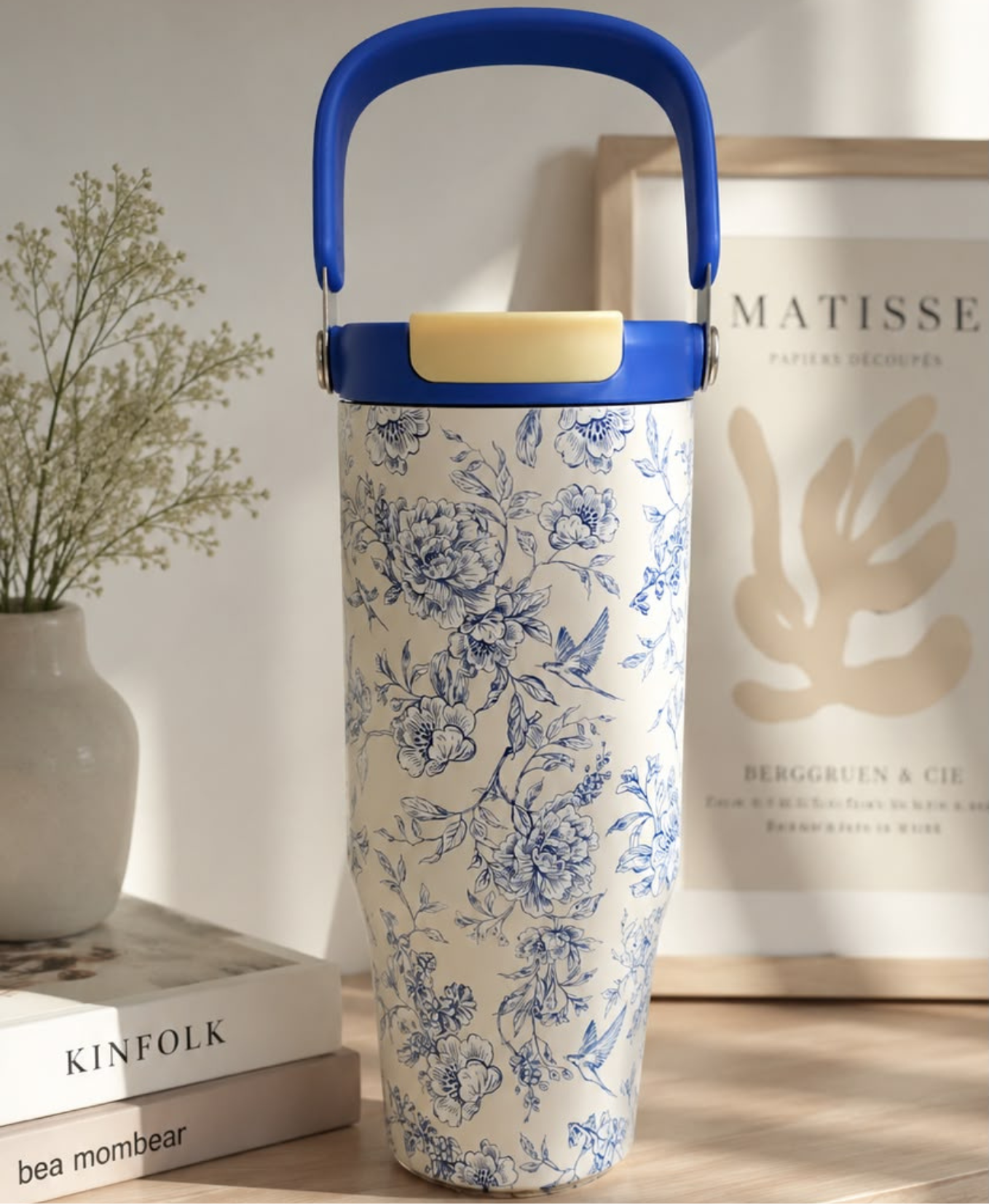 GIFTING INSPIRATION - Blue Floral Tumbler