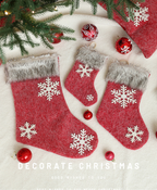 Red Christmas Stocking Decoration