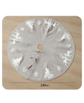 Holiday Elk Knit Tree Skirt Serenity