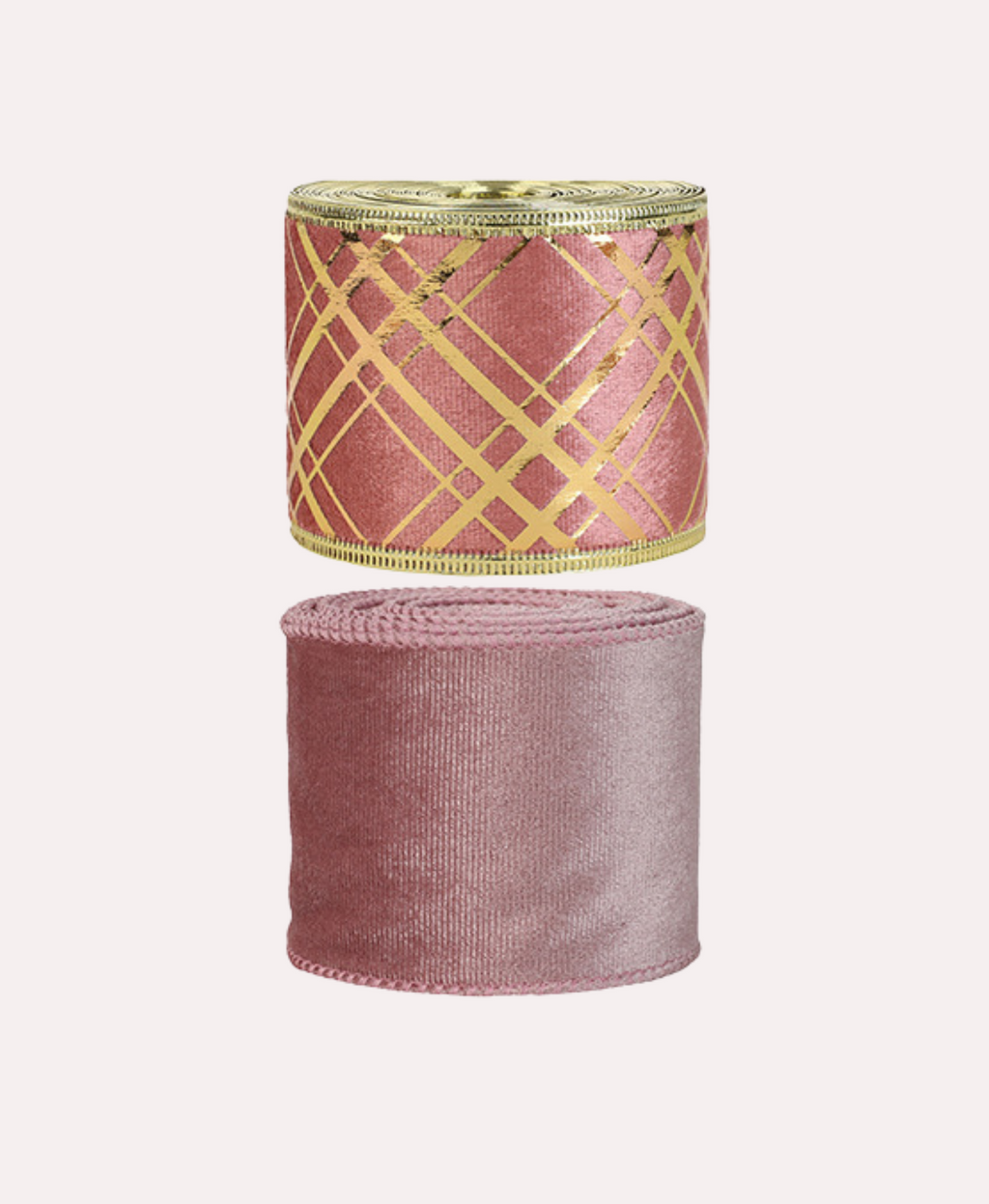 Pink Glitz Christmas Ribbon