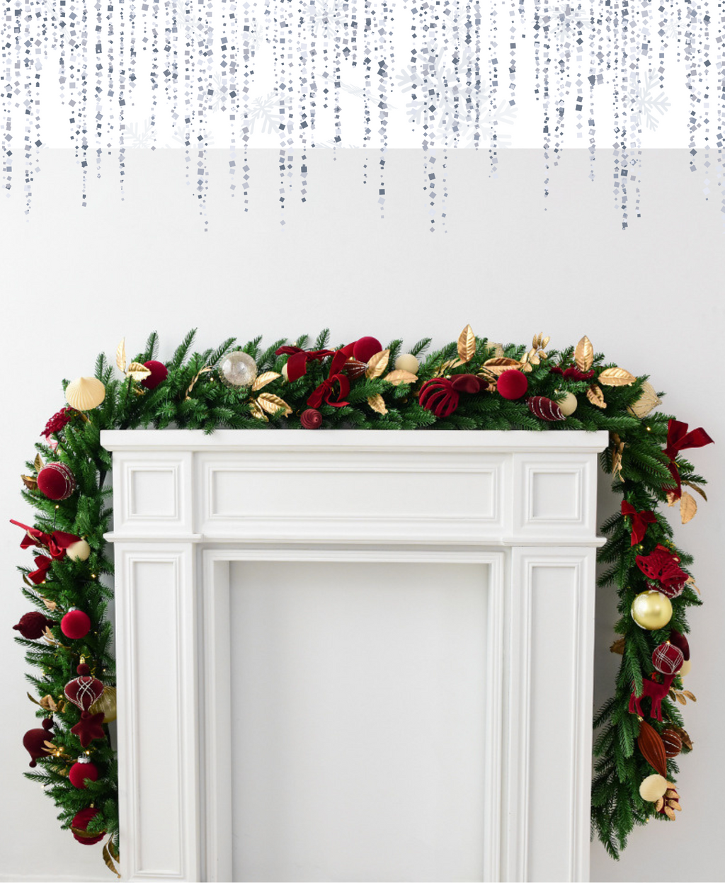 Classic Velvet Christmas Garland