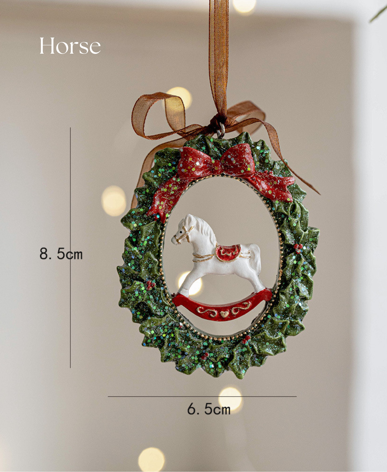 Vintage Retro Christmas Tree Ornaments