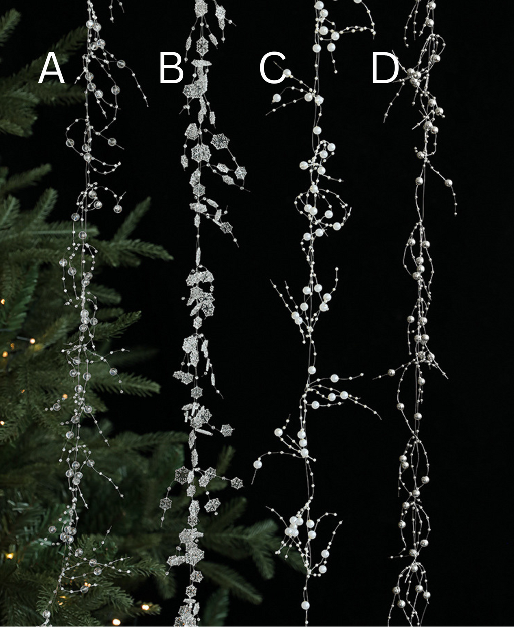Pearl Crystal Holiday Ornament