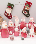 Holiday Pink Knit Doll Collection