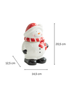 Christmas Snowman Ceramic Storage