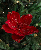 Luminous Magnolia Bloom Ornament