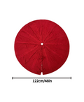 Classic Knit Christmas Tree Skirt