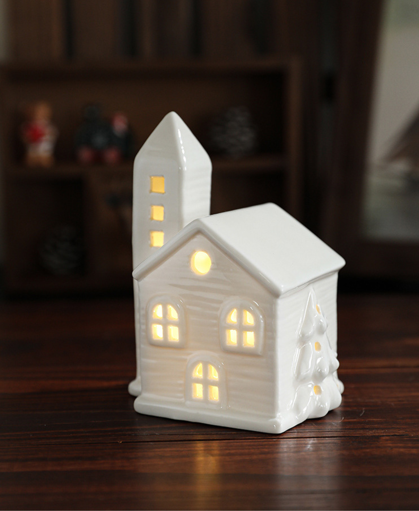Christmas Decoration Ceramic Miniature House