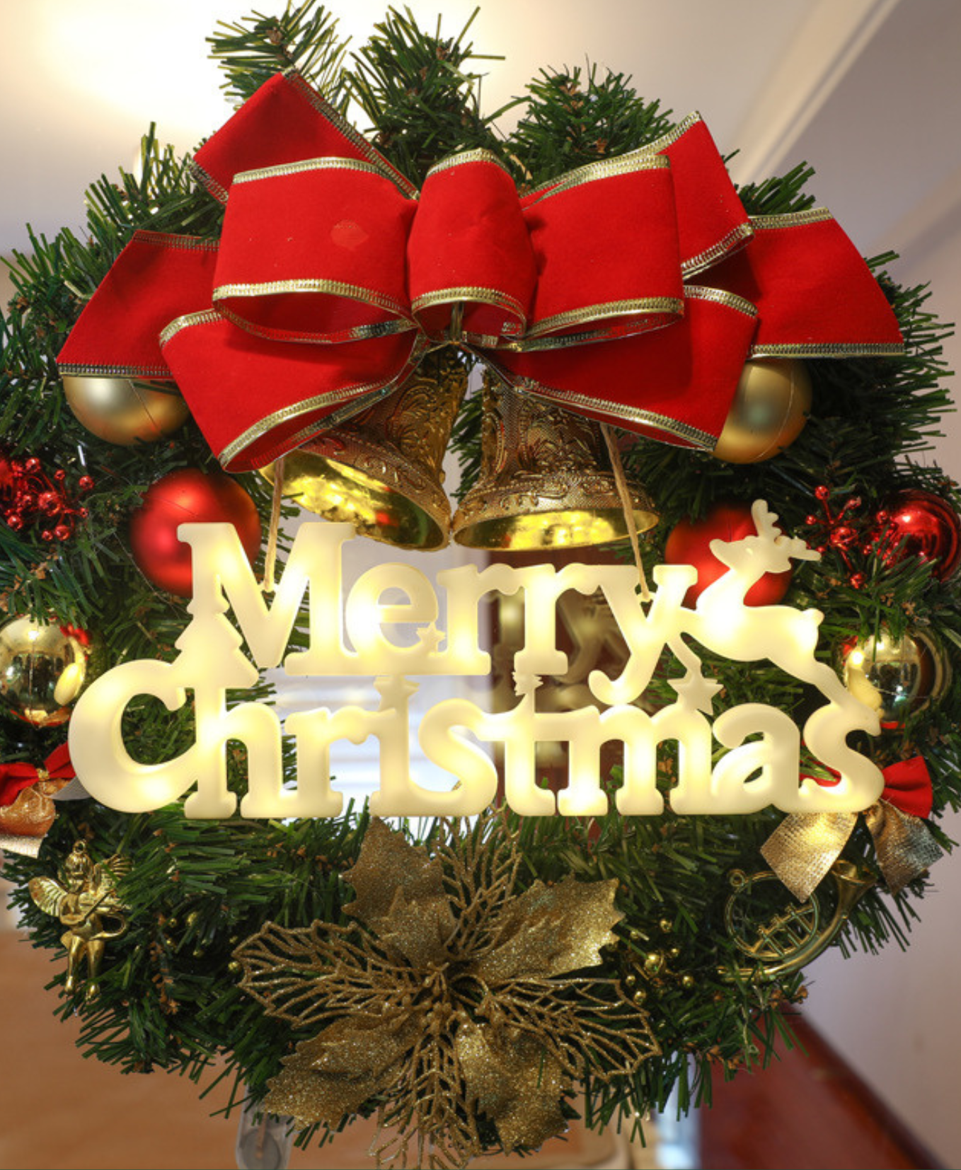 Glow Script Christmas Light
