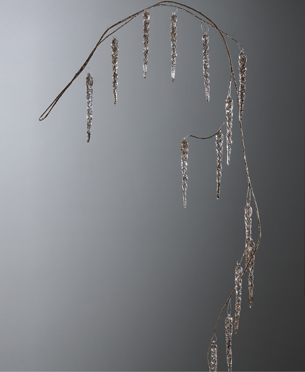 Golden Crystal Drop Ornament
