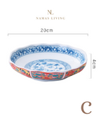 Imperial Chinoiserie Style Ceramic Plates