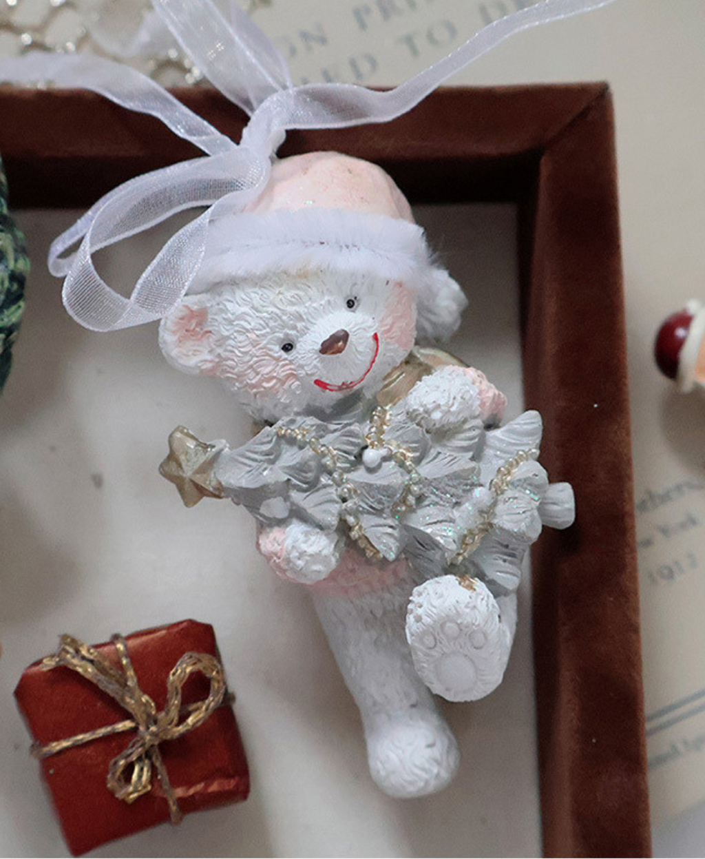 Cutie Bear Christmas Ornament