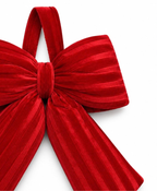 Christmas Velvet Chair Bow