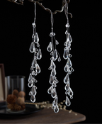 Frosted Crystal Christmas Ornament