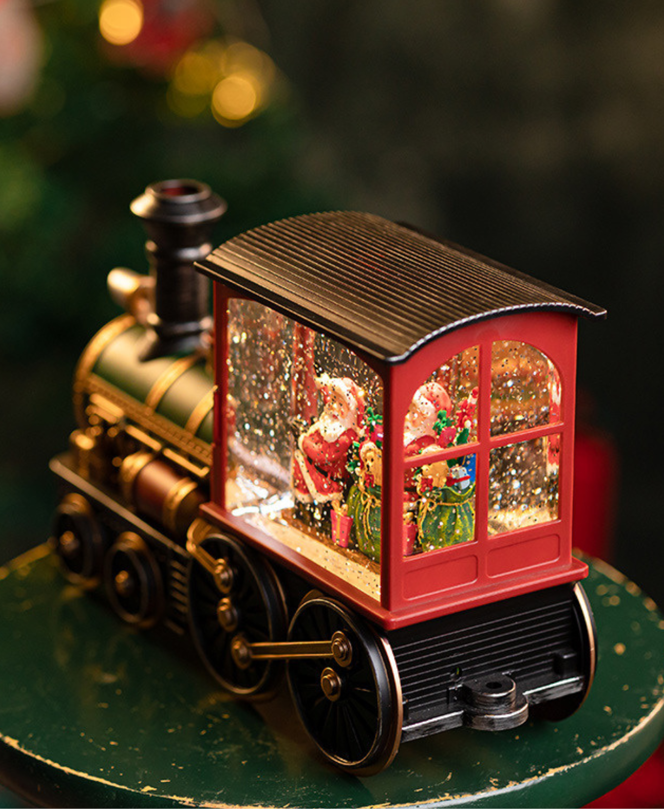 Santa’s Journey Train Music Box