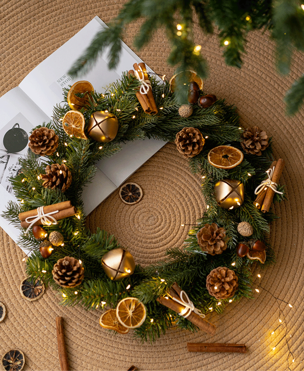 Nature’s Charm Holiday Wreath
