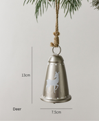 Vintage Metal Bell Ornament