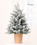 Snowy Spruce Lit Christmas Tree