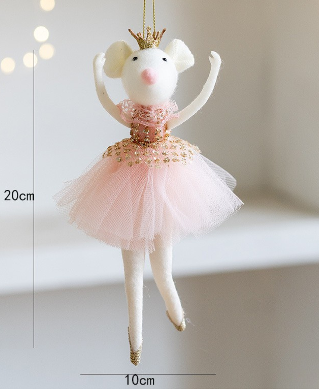 Blushing Charm Angel Ornament