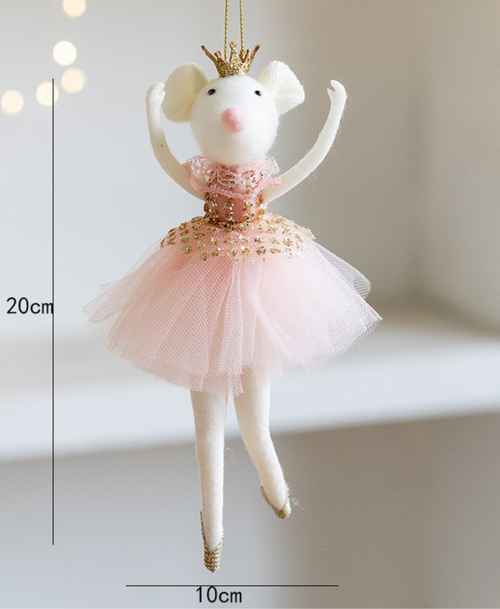 Blushing Charm Angel Ornament