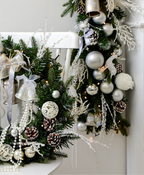 Luminous White Pearl Christmas Garland
