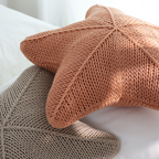Starfish Knitted Pillow