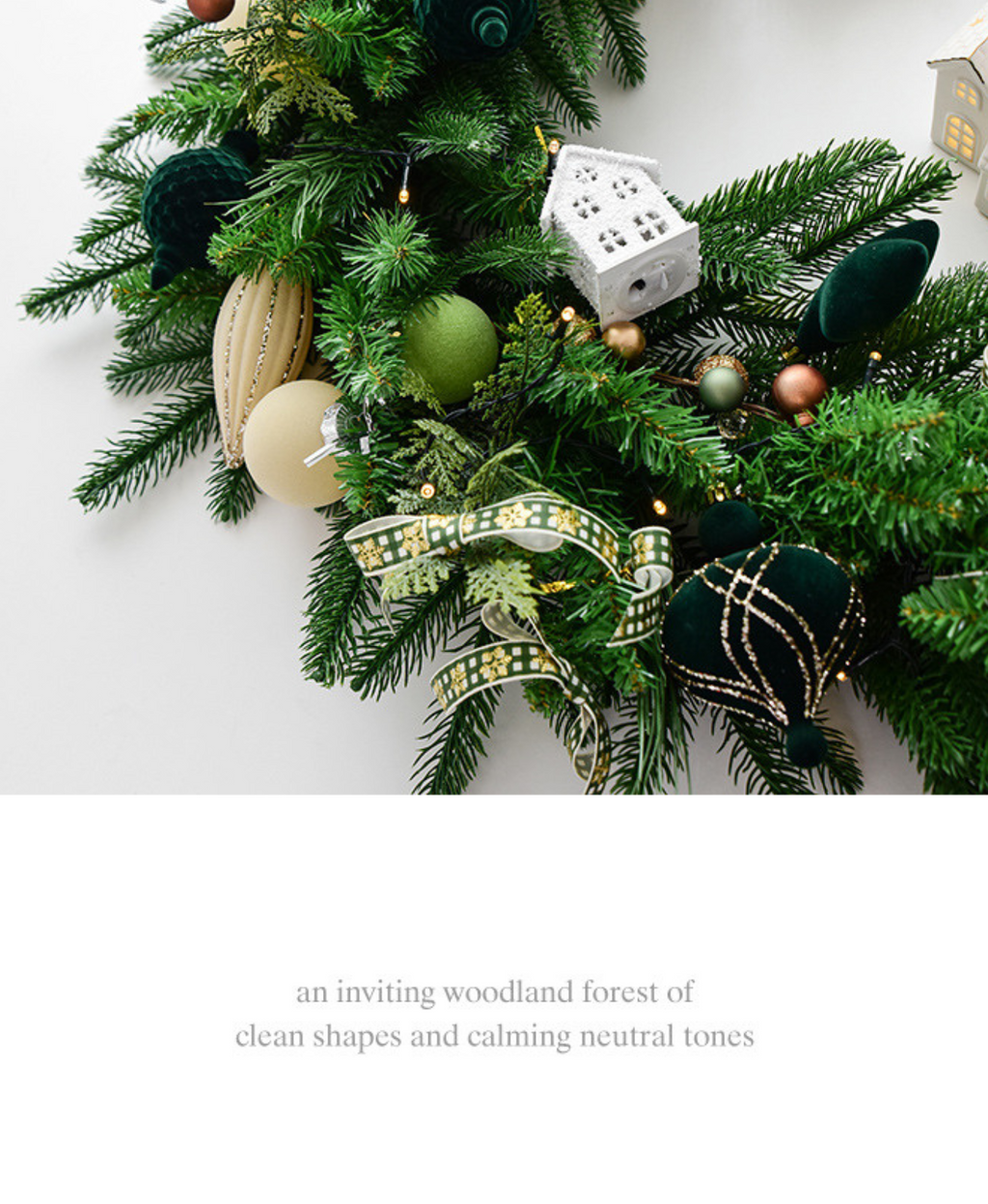 Classic Velvet Christmas Garland