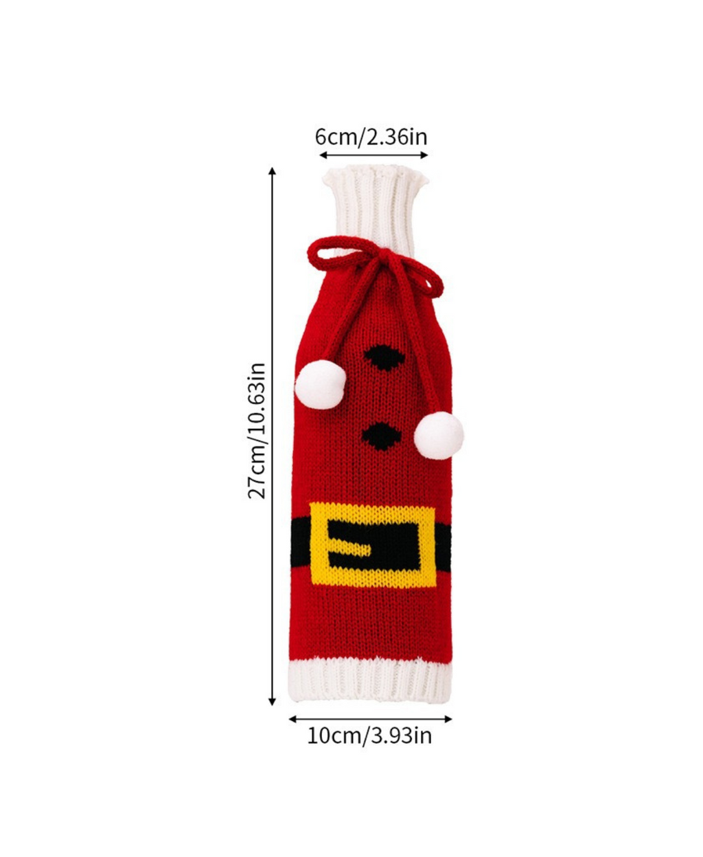 Red Knit Bottle Cover