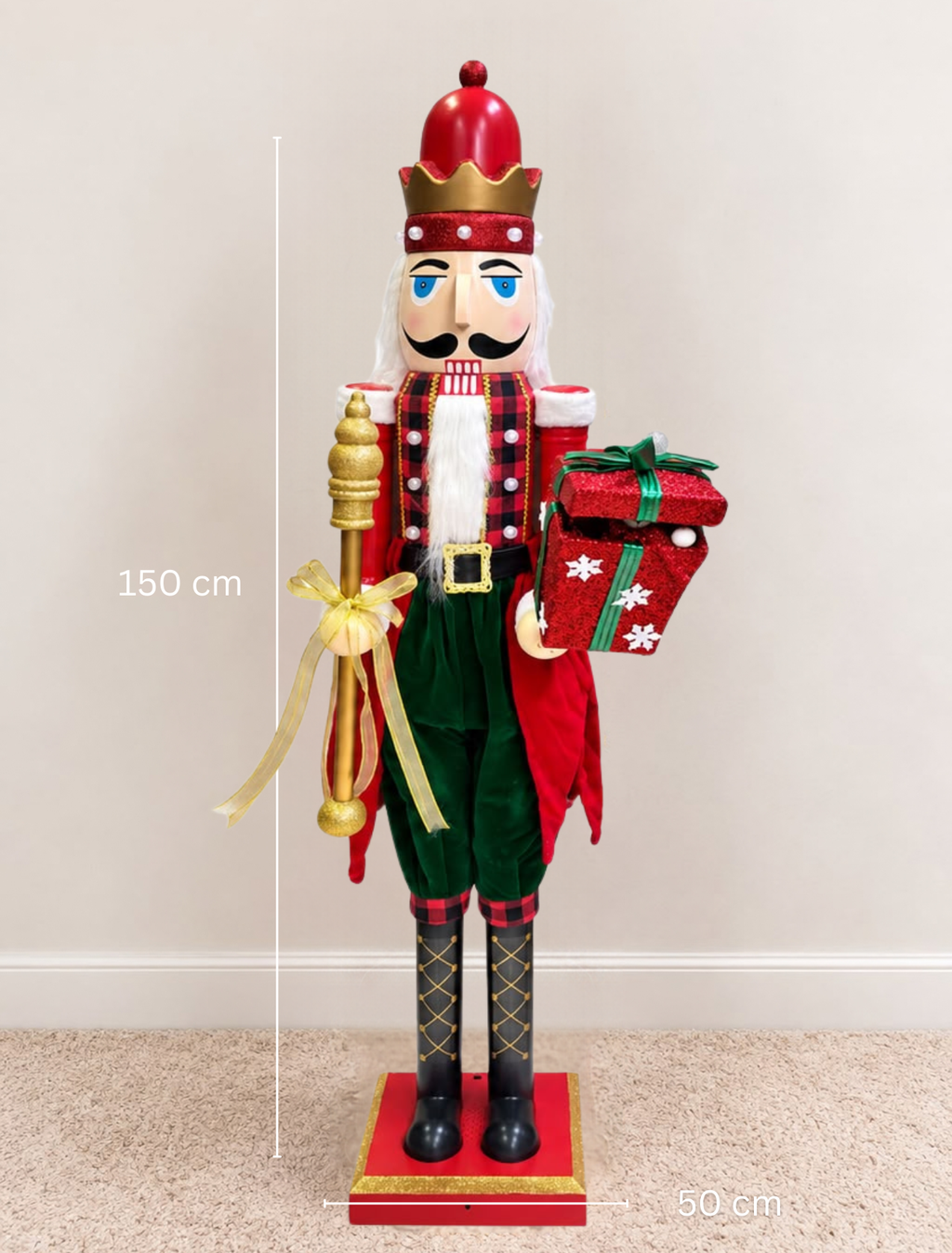 Enchanted Gift Bear Nutcracker