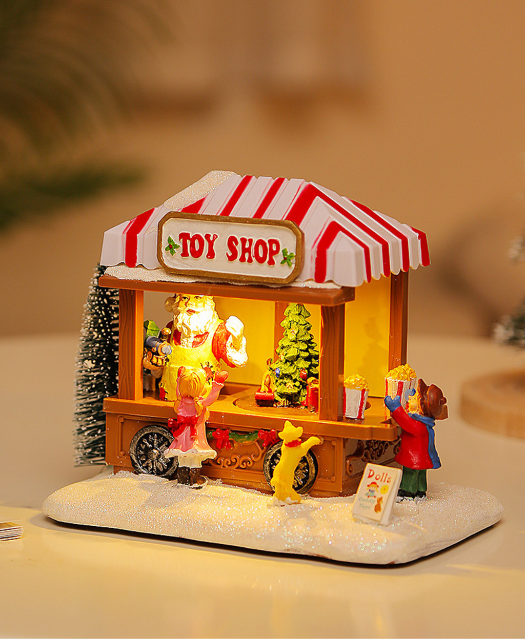 Santa's Sweet Lane Light-Up Shops