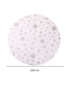 White Snowflake Tree Skirt