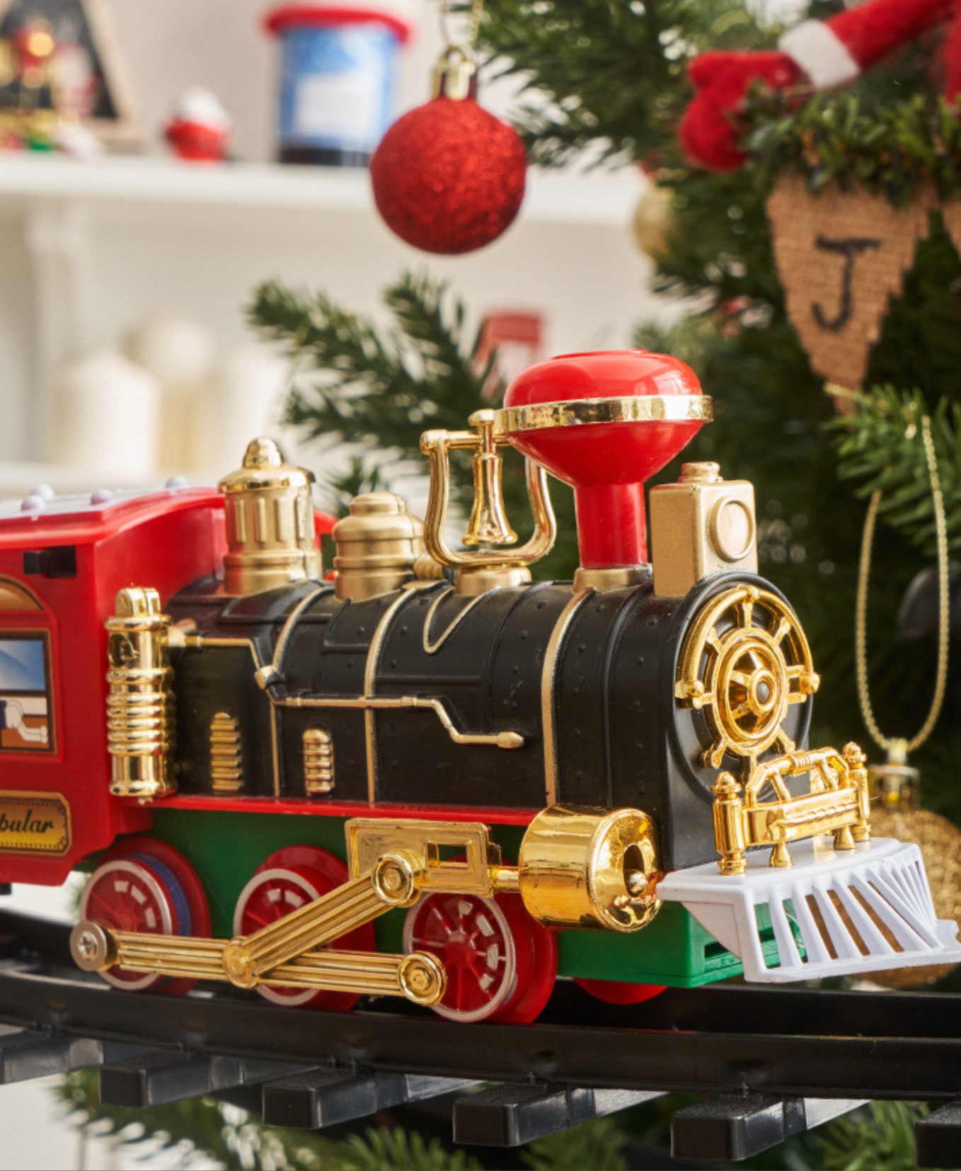 Santa’s Freight Tree Train - Suspended Rail Edition