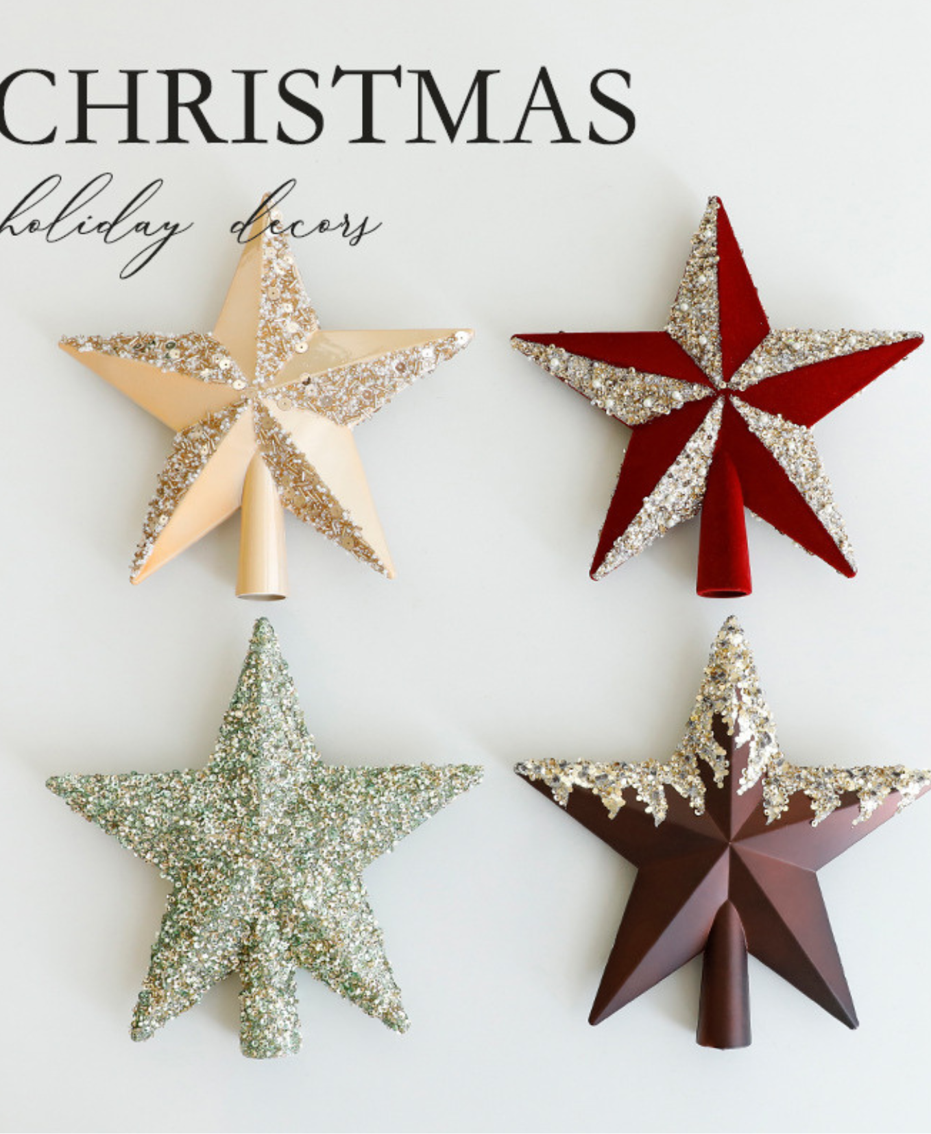Glitz Star Tree Top