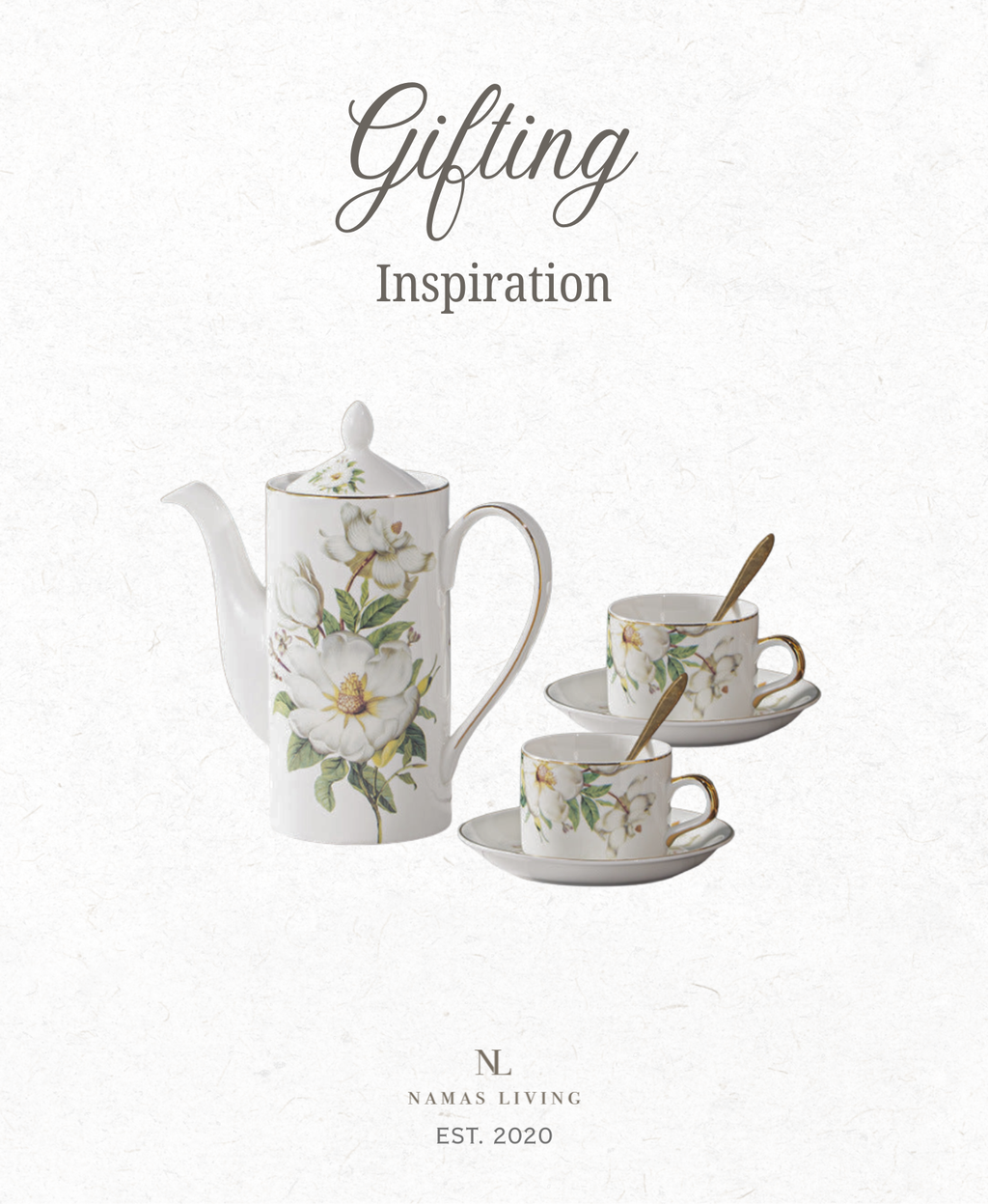 GIFTING INSPIRATION - Retro Camellia Tea Cup & Jug