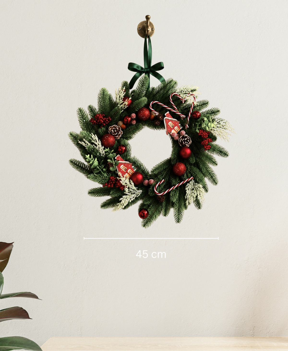 Snowberry Holiday Wreath