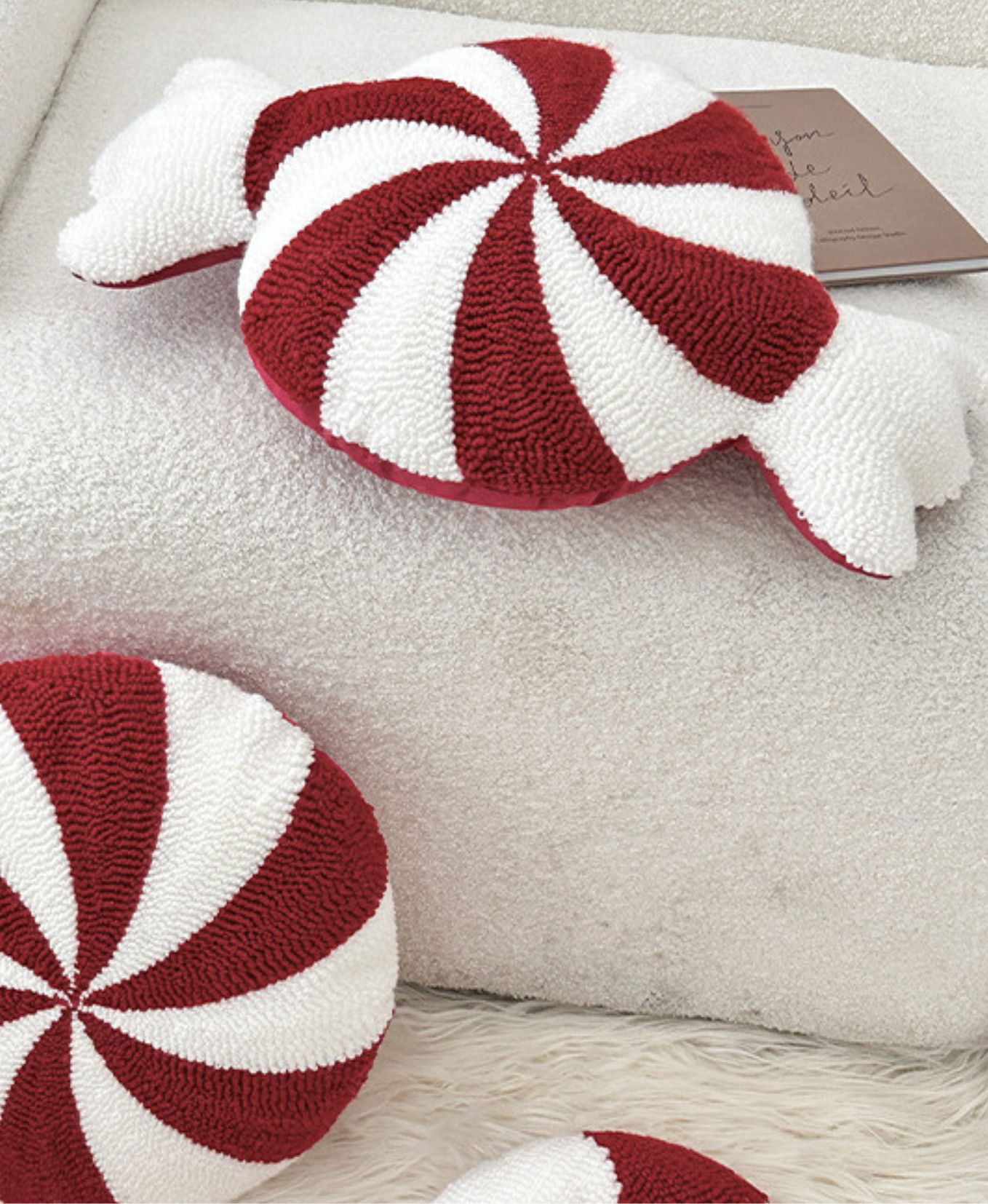 Christmas Candy Puff Pillow