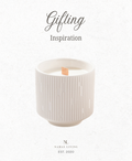 GIFTING INSPIRATION - White Contemporary Candle