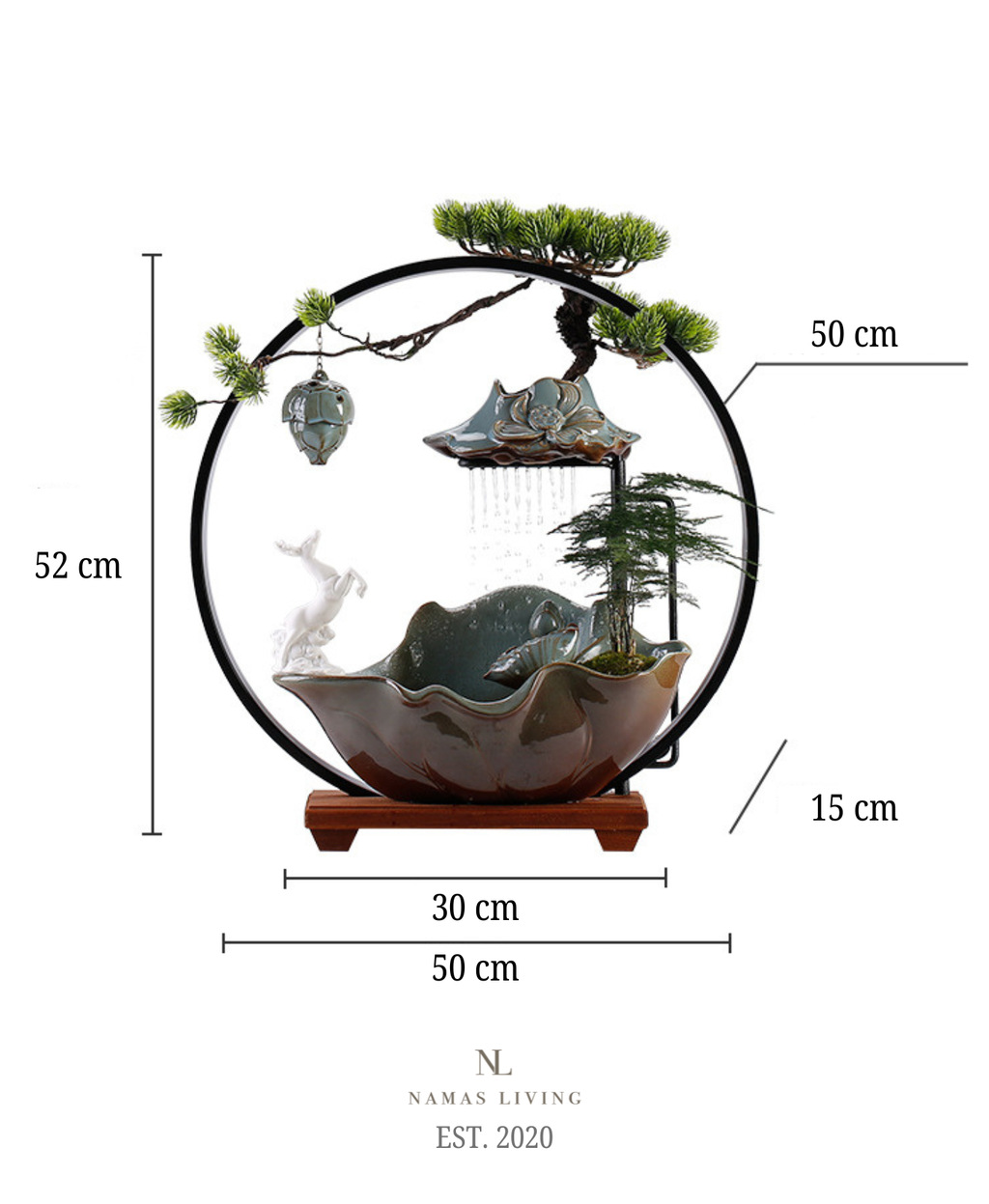 Celestial Pavilion Waterfall Display