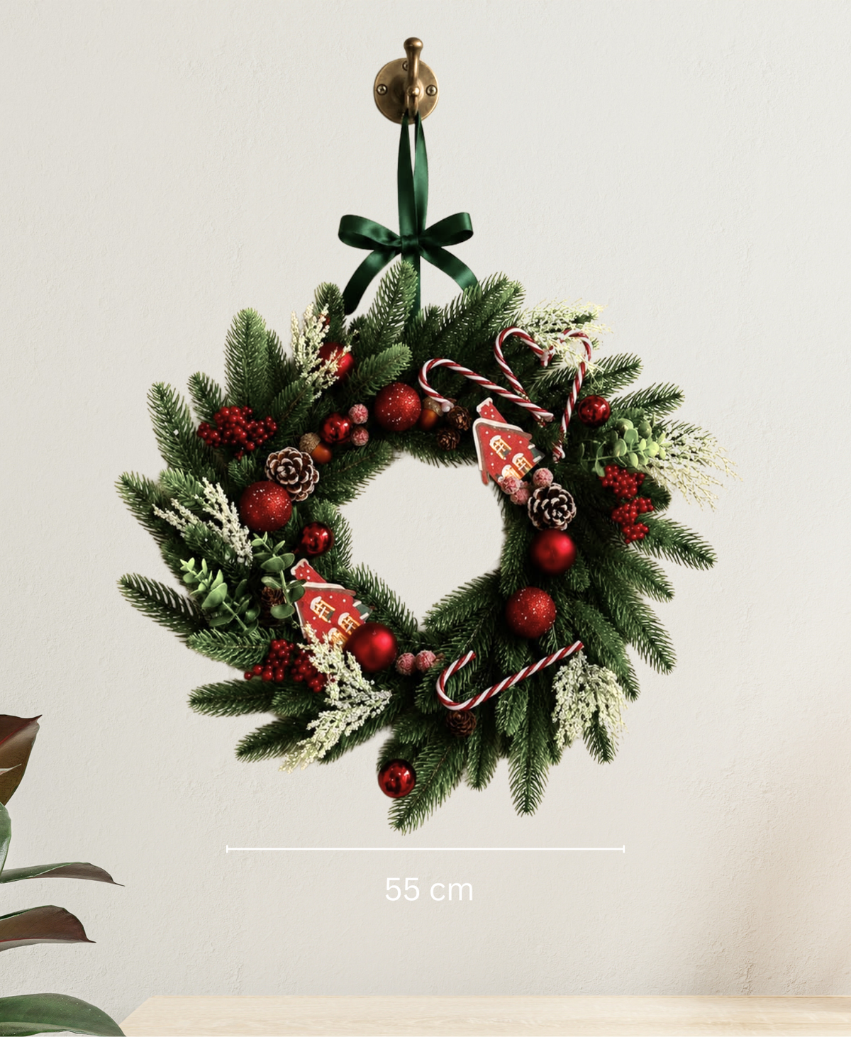 Snowberry Holiday Wreath