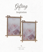 GIFTING INSPIRATION - Gold Bamboo Picture Frame