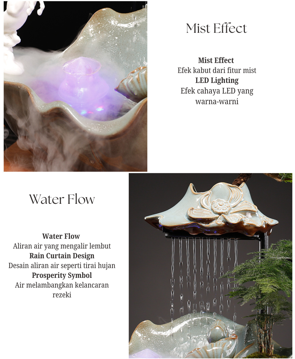 Celestial Pavilion Waterfall Display