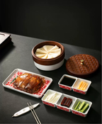 Wooden Peking Duck Serving Set