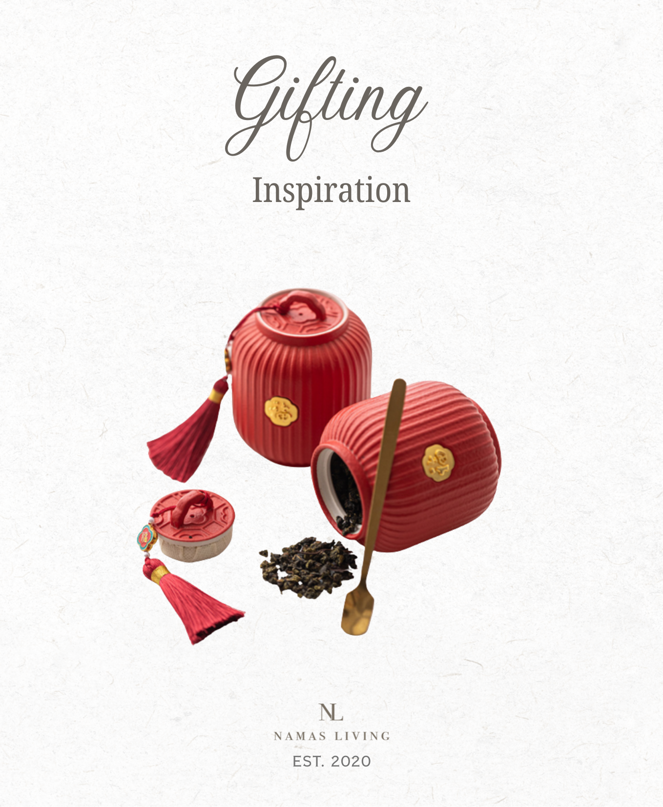 GIFTING INSPIRATION - Red Fu Lantern Tea Canister