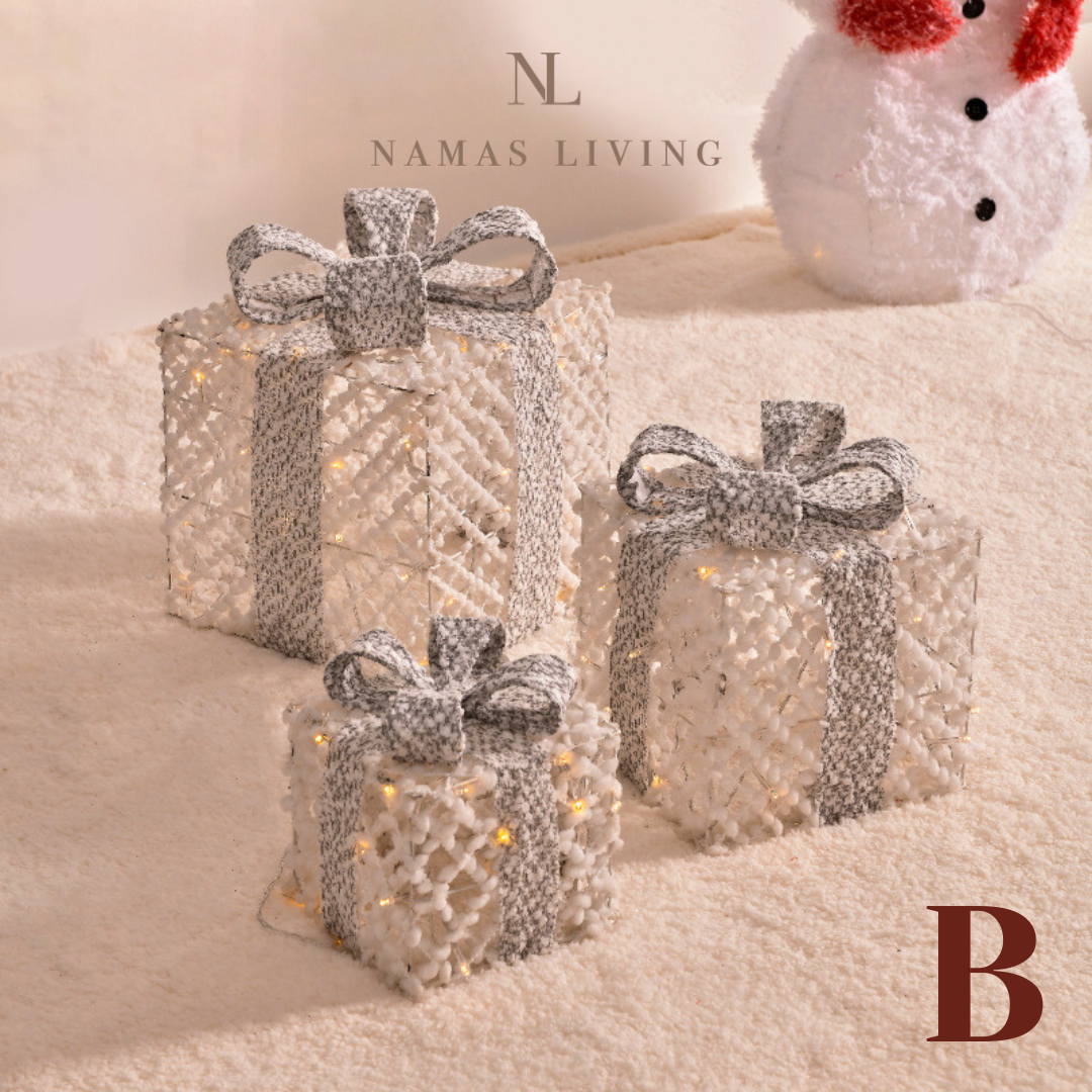 Luminous Christmas Tree Gift Box Decoration