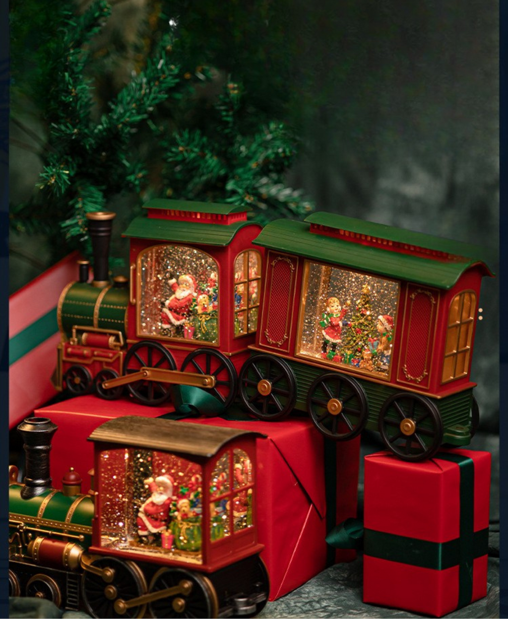 Santa’s Journey Train Music Box